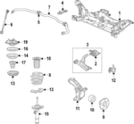 514013W0A11 - : 2023-2025 Honda HR-V - Spring for Honda: HR-V Image