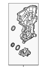 213502E740 - : Timing Cover for Hyundai Image