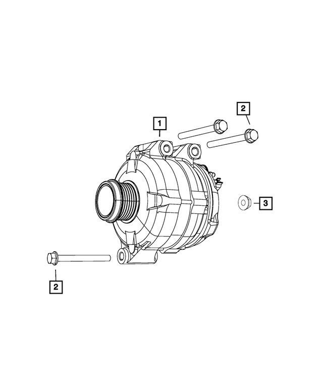 6502720 - Electrical: Hex Flange Lock Nut for Mopar Image