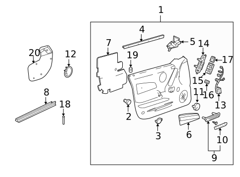 Mirrors for 2008 Pontiac Grand Prix #1