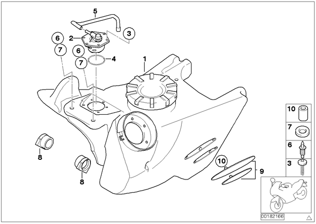 16112350064 - : Adjusting Screw           for BMW-Motorrad Image