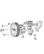 5151710AD - Steering: Power Steering Reservoir Shield for Mopar Image