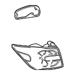 EG2151180G - : 2007-2009 Mazda CX-7 - Lens &amp; Housing for Mazda: CX-7 Image