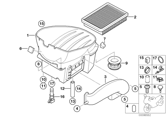 13717661686 - : Spacer Holder for BMW-Motorrad Image