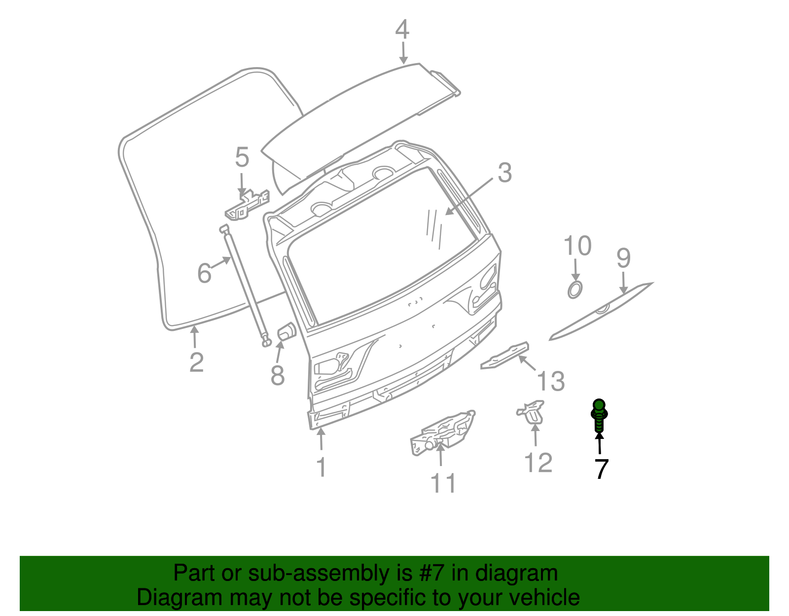 Lift Cylinder Ball Stud - BMW (7143414663)
