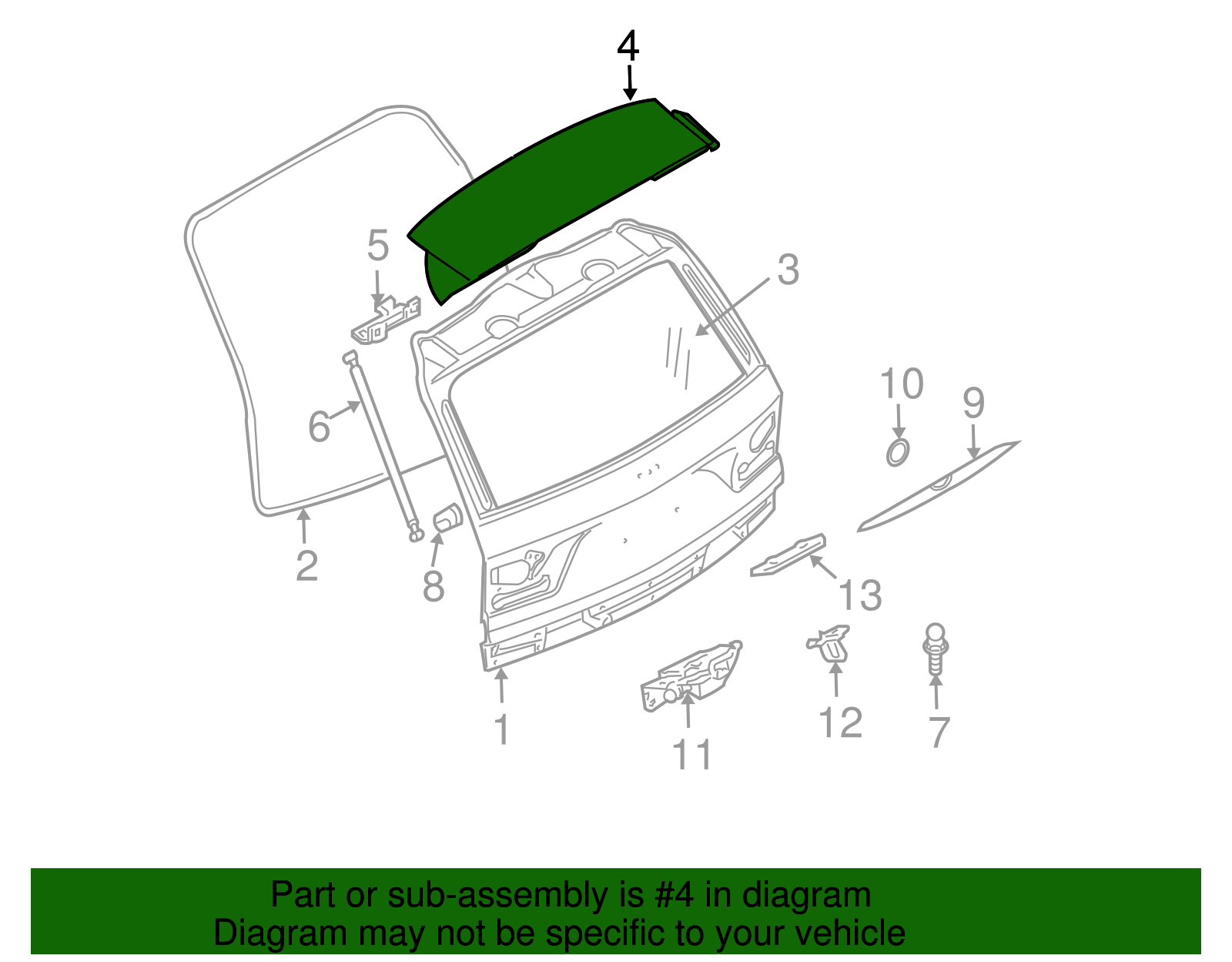 Spoiler - BMW (51713413286)