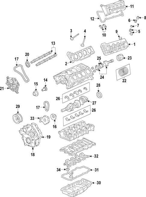 Engine for 2005 Cadillac STS #1