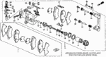 43022SR3506 - Chassis: PAD SET, RR. for Honda Image