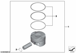 11257556955 - Engine: Snap Ring for BMW Image
