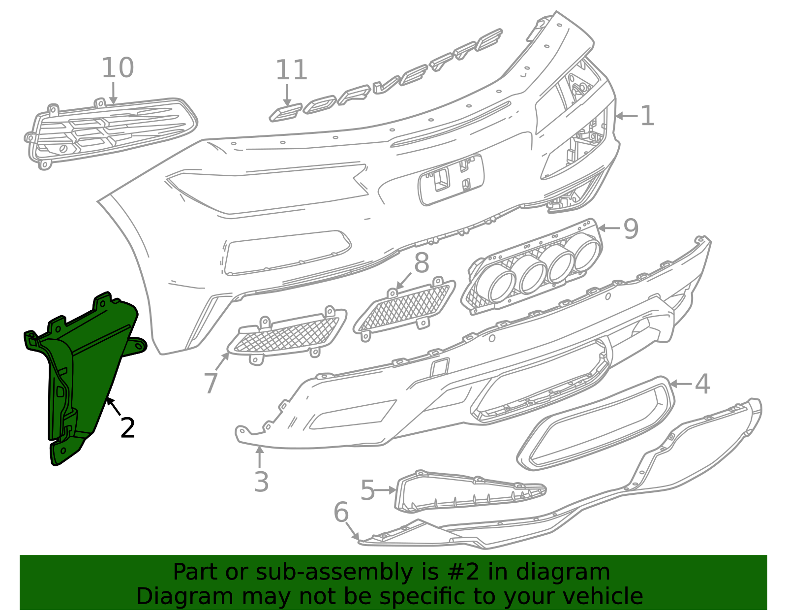 2023-2026 Chevrolet Corvette Inner Bracket 85140514 GM | GMPartsDirect.com