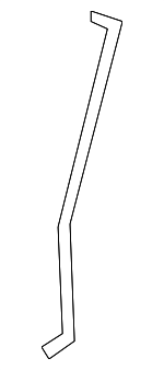 15075020 - Body: Rod for Buick: Rainier | Chevrolet: Trailblazer, Trailblazer EXT | GMC: Envoy, Envoy XL, Envoy XUV | Oldsmobile: Bravada Image