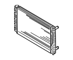 3B0121253B - Cooling System: Radiator for Volkswagen: Passat Image