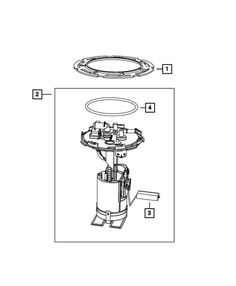 Fuel Pump and Sending Unit for 2014 Fiat 500L #0