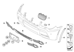 51113417722 - : Grid, Bumper Front for BMW Image
