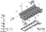 11127934495 - Engine: Cylinder Head with Valve Gear for BMW Image