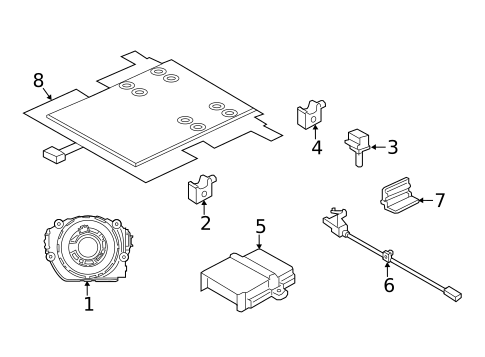 Air Bag Components for 2024 Mini Cooper Countryman #0