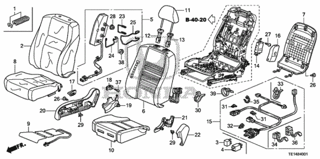 Front Seat (R.) for 2012 Honda Accord #0