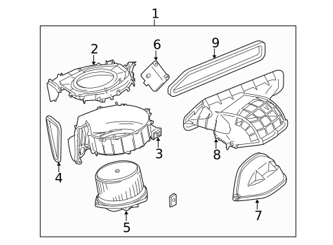 Blower Motor & Fan for 2012 Nissan Murano #0