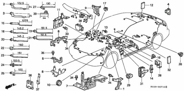 Harness Band - Bracket for 1997 Honda Civic #0