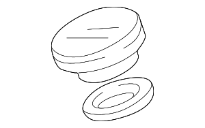 152550B000 - : Engine Oil Filler Cap for Nissan: 200SX, 240SX, 300ZX, 720, Altima, Maxima, Pathfinder, Pickup, Quest, Sentra, Stanza Image