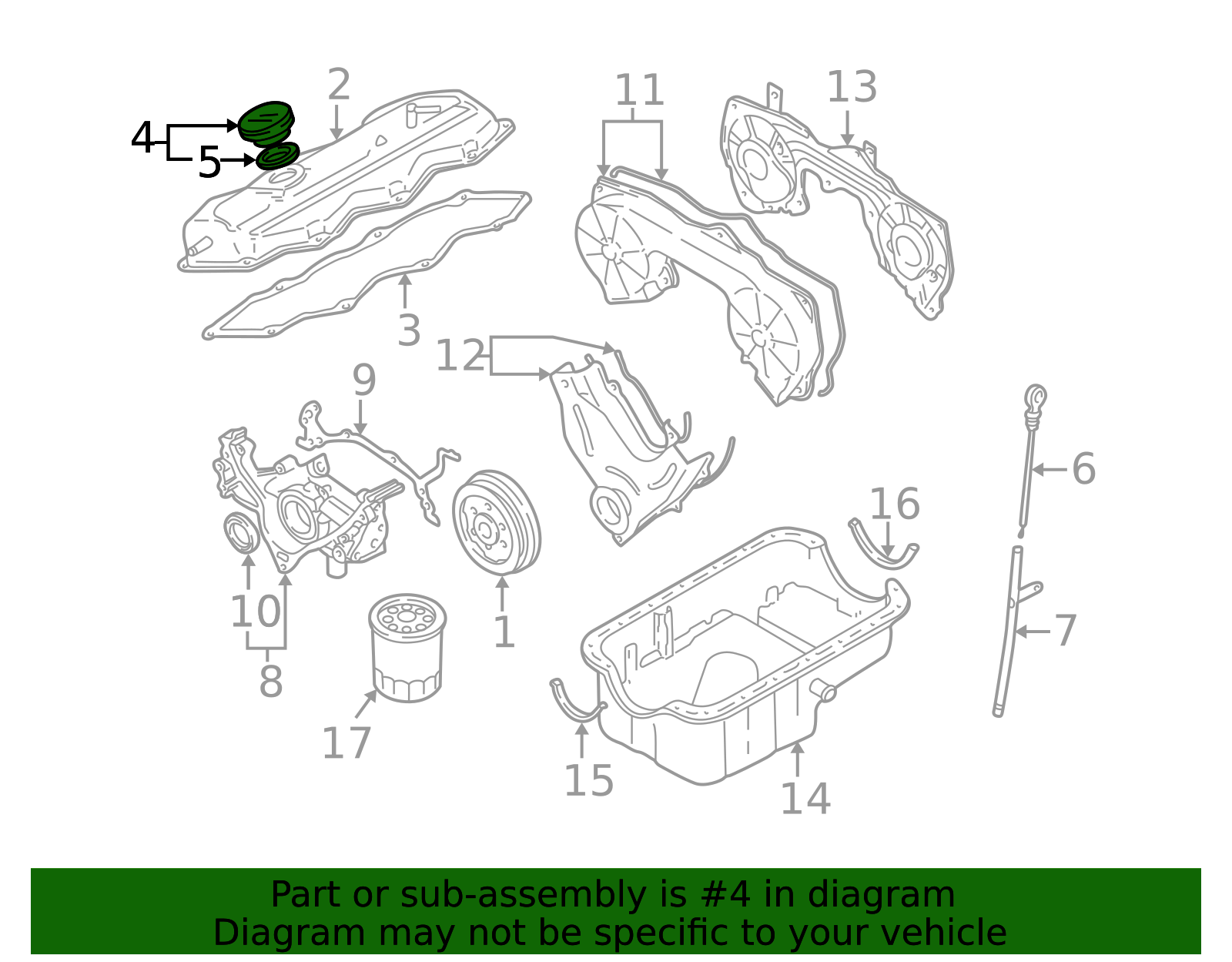1985-1998 Nissan Engine Oil Filler Cap 15255-0B000 | Parts for Nissans