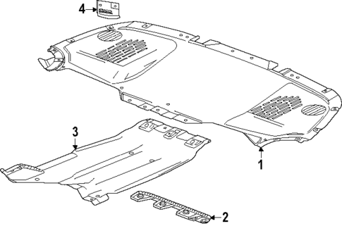 Under Cover & Splash Shields for 2025 Cadillac ESCALADE IQ #0