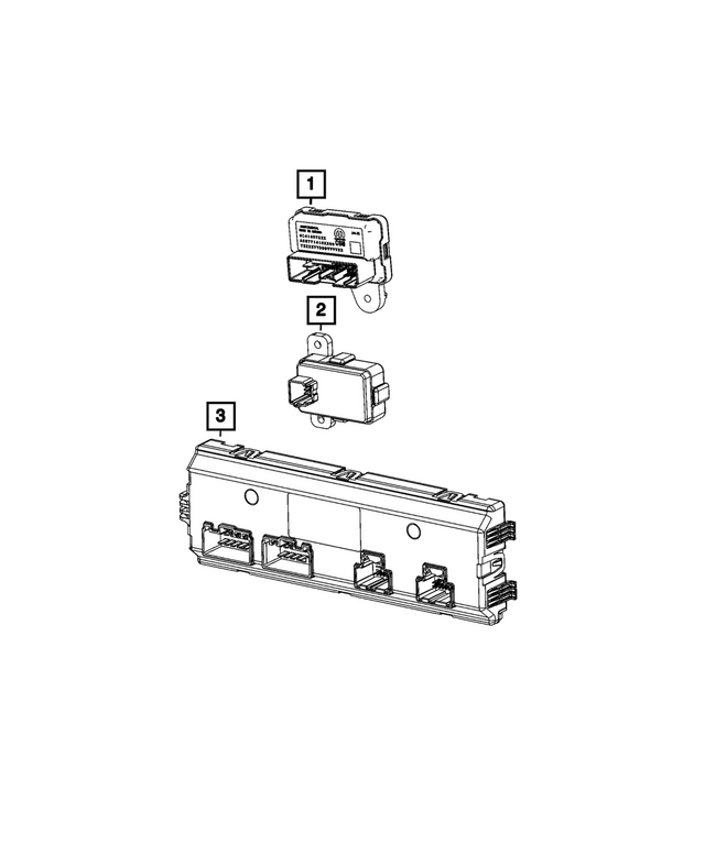 57009227AC - Electrical: Heated Seat Module, Second Row for Mopar Image image