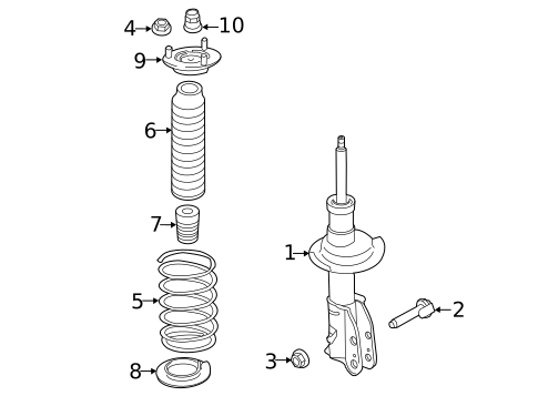Shocks & Struts for 2011 Ford Edge #0