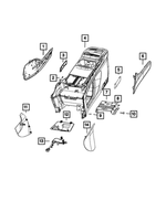 7JZ74DX9AA - : Wireless Device Charger for Mopar Image