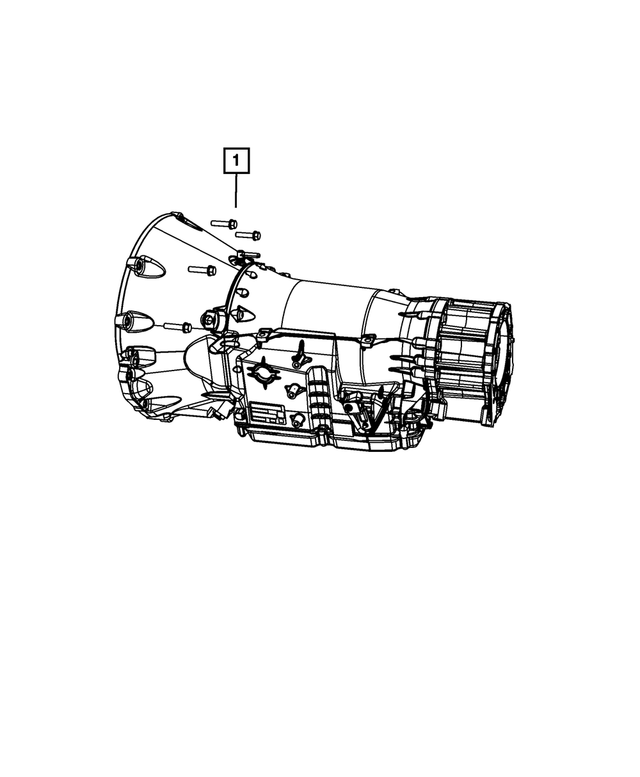 « 6102019 – NAG1; W5A580; 5-Speed; Automatic Transmission : Tête Hexagonale Boulon Et Rondelle, Montage pour Mopar Image »