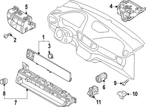 Cluster & Switches for 2025 Hyundai Ioniq 5 #0