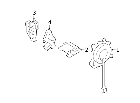 Air Bag Components for 2016 INFINITI QX50 #1