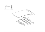 9973620 - Roof: Closing Cap for Mercedes-Benz Image