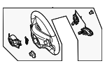 9946088068U00 - Steering: Steering Wheel for Mercedes-Benz Image