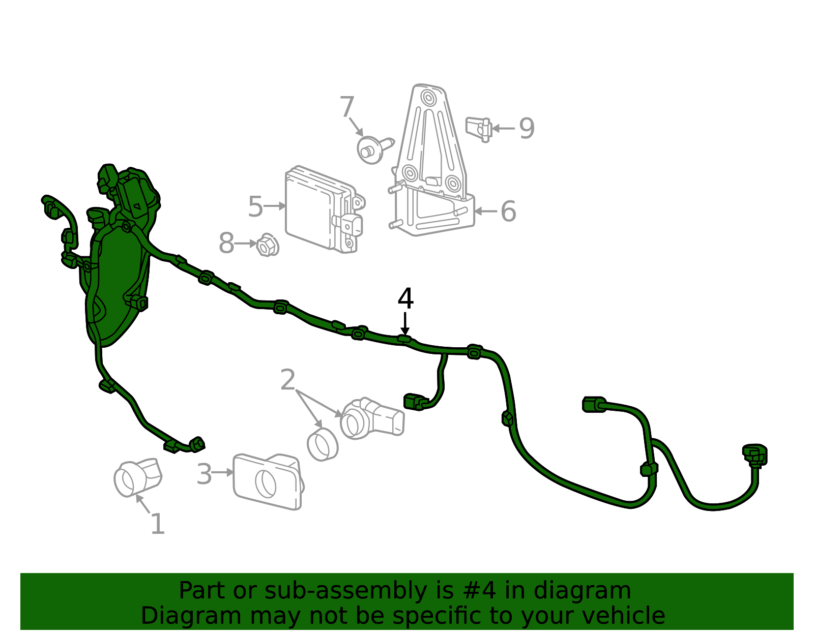 2020-2023 GMC Acadia Wire Harness 85556174 | OEM Parts Online