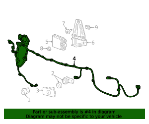 85556174 - 2020-2023 GMC Acadia - Front Object Alarm Sensor Wiring ...