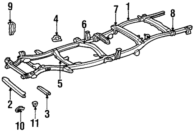 5100134090 - Body: Frame Assembly for Toyota Image