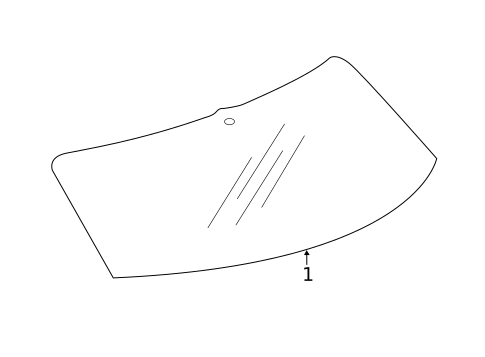 Glass - Lift Gate for 2022 Cadillac XT4 #0