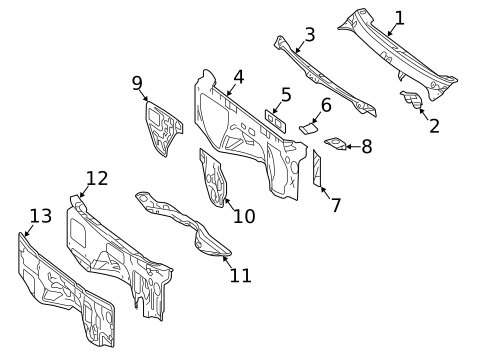 Cowl for 2024 Mercedes-Benz Sprinter 4500 #0