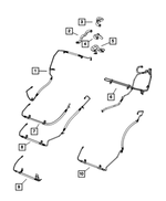 5085449AF - Steering: Power Steering Pressure Hose for Mopar Image