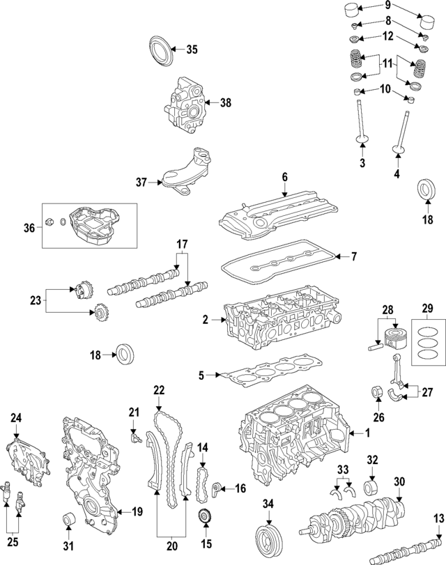 110406SY0A - Engine: Cylinder Head for INFINITI: QX50, QX55 Image