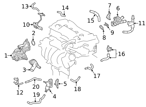 Powertrain Control for 2022 Toyota Highlander #3