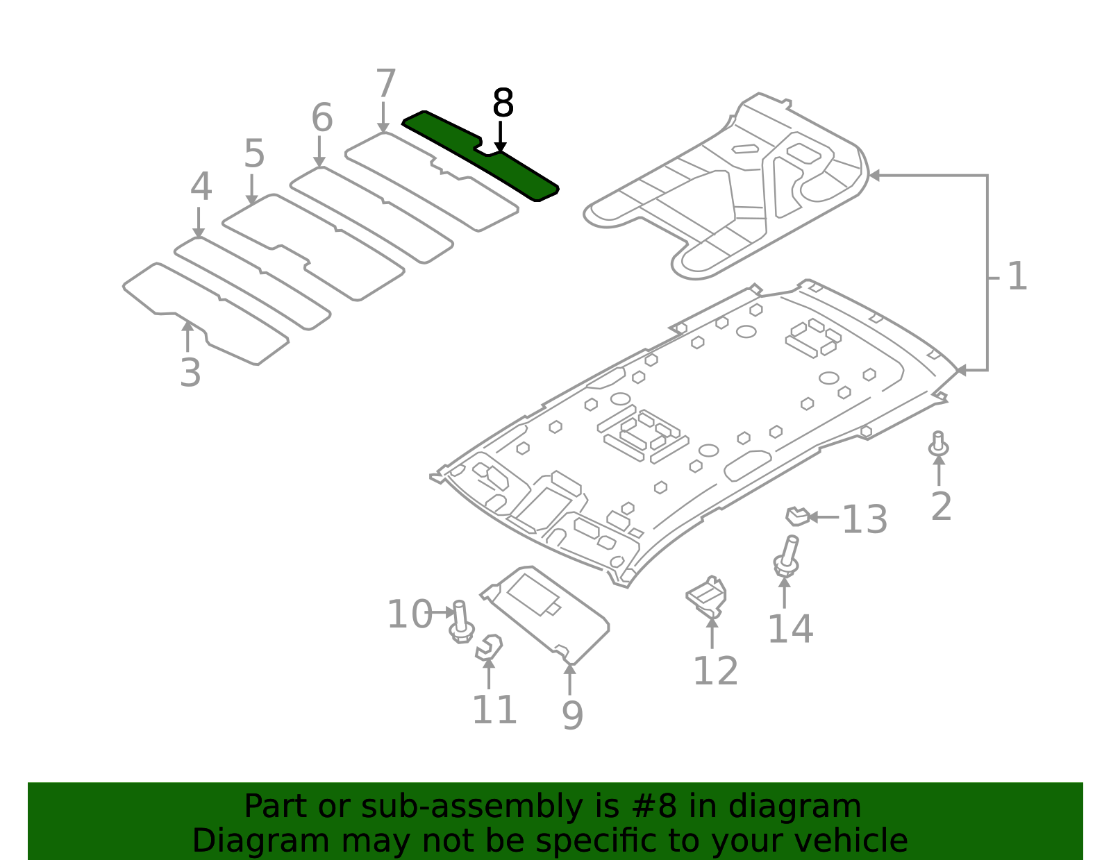 2009 Kia Borrego | Insulator Pad | 85305-2J500 | Kia Auto Parts
