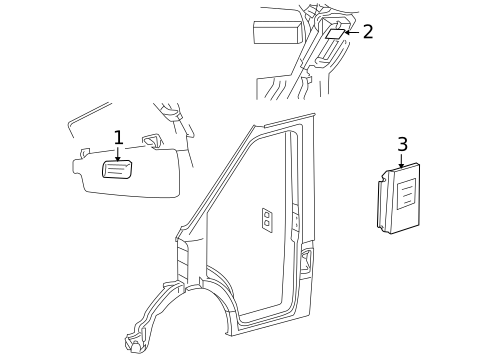 Labels for 2003 Dodge Sprinter 3500 #0