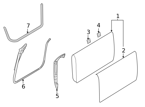 Door & Components for 2018 Dodge Challenger #0