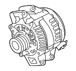 12317616119 - Electrical: Alternator for BMW: 328i, 328i xDrive, 335i, 335i GT xDrive, 335i xDrive, 435i, 435i Gran Coupe, 435i xDrive, 435i xDrive Gran Coupe, 530i, 535i, 535i GT, 535i GT xDrive, 535i xDrive, 540i, 640i, 640i Gran Coupe, 640i xDrive, 640i xDrive Gran Coupe, 740i, 740Li, 740Li xDrive, ActiveHybrid 3, M2, M235i, M235i xDrive, M3, X3, X4, X5, X6 Image