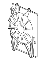 386155J6A01 - Cooling System: Shroud for Acura Image