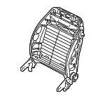 1J3881045LR - Body: Seat Back Frame for Volkswagen: Beetle, Golf Image