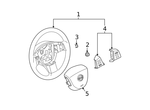 Steering Wheel & Trim for 2007 Nissan Murano #0