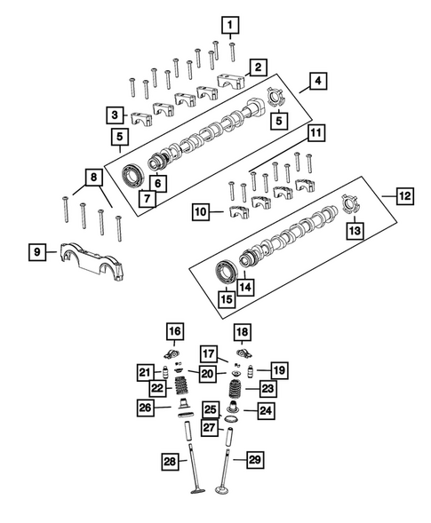 Camshaft and Valve for 2026 Jeep Grand Cherokee #0